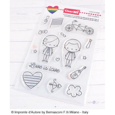 Impronte d’Autore Clear Stamps - Love Is Love